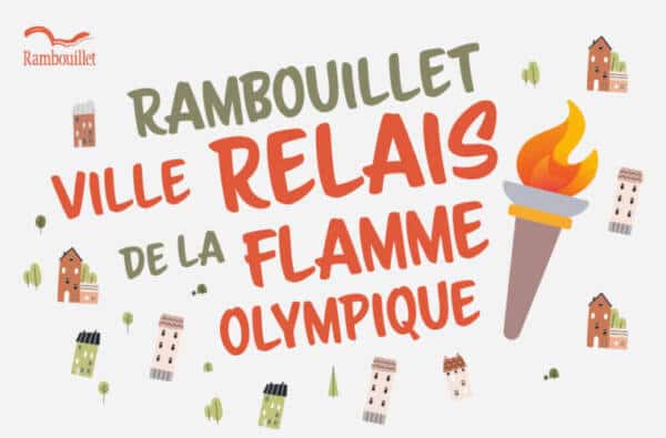 Passage de la flamme olympique à Rambouillet