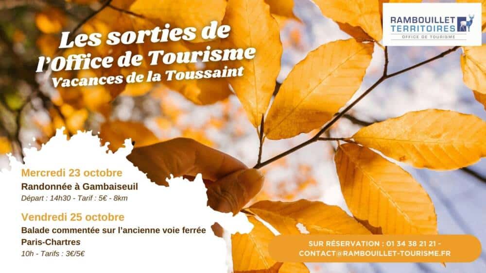 Les sorties de l'Office de Tourisme