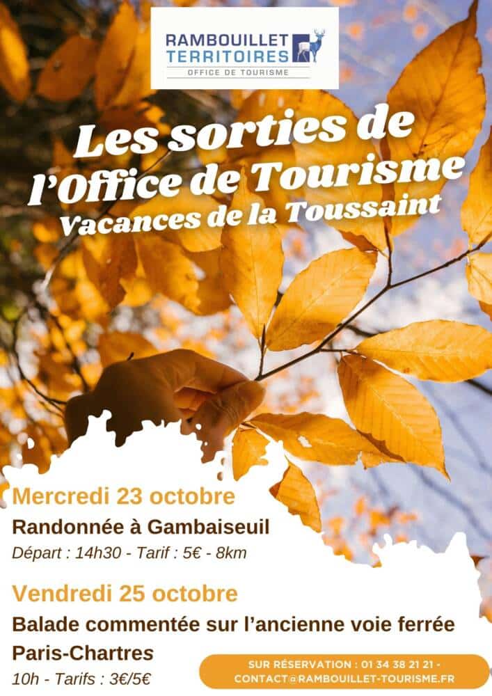 les sorties de l'Office de Tourisme