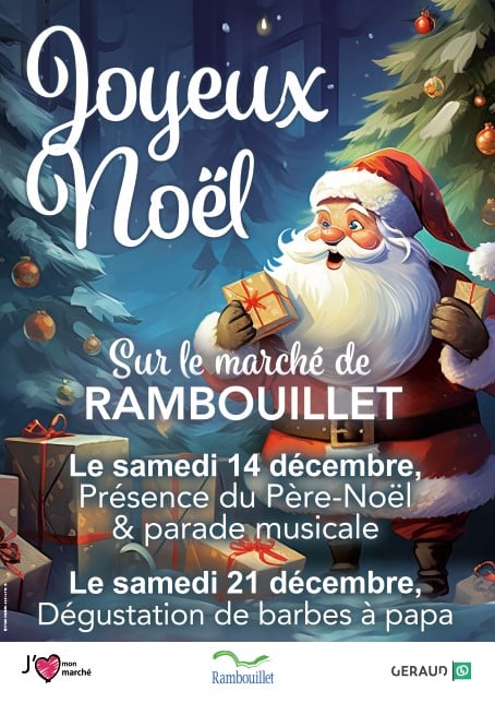 Joyeux Noël sur le marché de Rambouillet