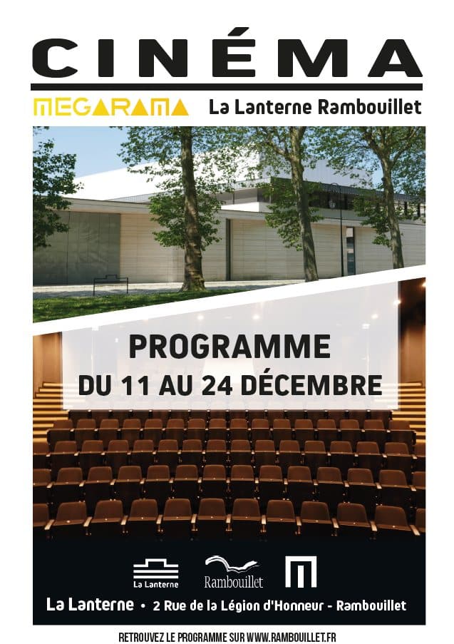 affiche cinema 11 au 24.12 - Office de Tourisme de Rambouillet